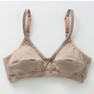 Brooke There Organic Cotton Pixy Bra in Latte